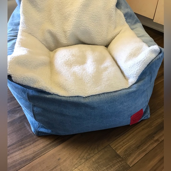 Levi's Other Levis X Target Denim Sherpa Bean Bag Chair Poshmark
